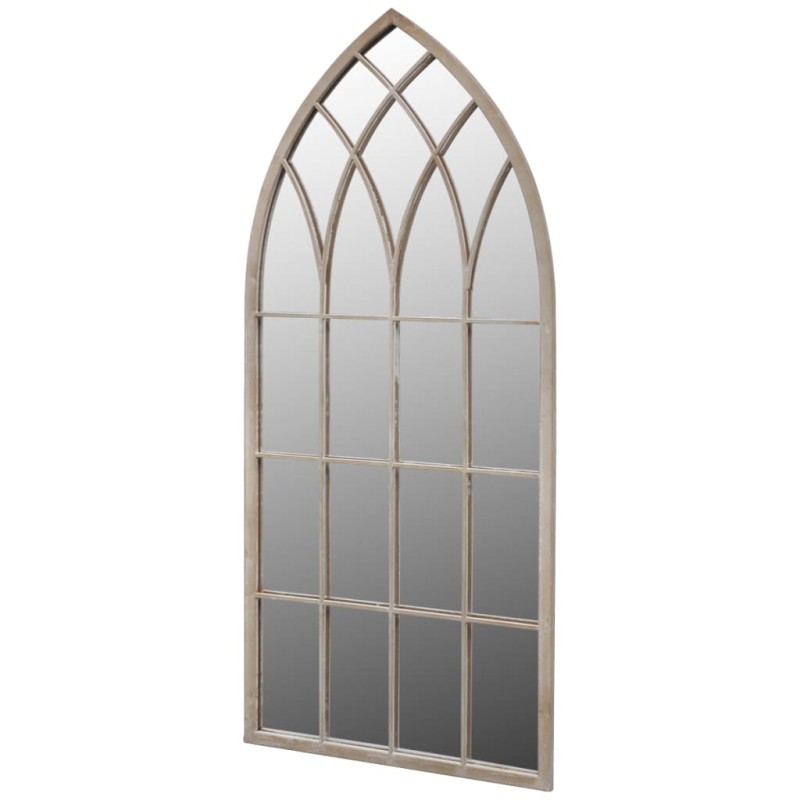 vidaXL Espejo de jardín arco gótico uso interior y exterior 50x115 cm vidaXL Espejo de jardín arco gótico uso interior y exterior 50x115 cm