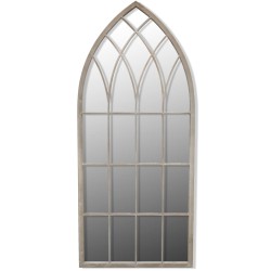 vidaXL Espejo de jardín arco gótico uso interior y exterior 50x115 cm