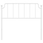 vidaXL Cabecero de metal blanco 107 cm vidaXL Cabecero de metal blanco 107 cm