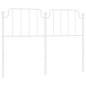vidaXL Cabecero de metal blanco 150 cm vidaXL Cabecero de metal blanco 150 cm