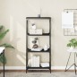 vidaXL Librería de 4 estantes madera ingeniería negro 59x35x132 cm vidaXL Librería de 4 estantes madera ingeniería negro 59x35x132 cm