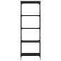 vidaXL Librería de 5 estantes madera ingeniería negro 59x35x171 cm vidaXL Librería de 5 estantes madera ingeniería negro 59x35x171 cm
