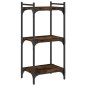 vidaXL Librería 3 estantes madera ingeniería roble ahumado 40x30x86 cm vidaXL Librería 3 estantes madera ingeniería roble ahumado 40x30x86 cm