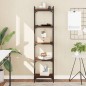vidaXL Librería 5 estantes madera ingeniería roble marrón 40x30x154 cm vidaXL Librería 5 estantes madera ingeniería roble marrón 40x30x154 cm
