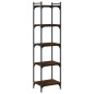 vidaXL Librería 5 estantes madera ingeniería roble marrón 40x30x154 cm vidaXL Librería 5 estantes madera ingeniería roble marrón 40x30x154 cm