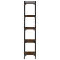 vidaXL Librería 5 estantes madera ingeniería roble marrón 40x30x154 cm vidaXL Librería 5 estantes madera ingeniería roble marrón 40x30x154 cm