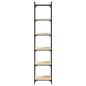vidaXL Librería 6 estantes madera ingeniería roble Sonoma 40x30x188 cm vidaXL Librería 6 estantes madera ingeniería roble Sonoma 40x30x188 cm