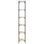 vidaXL Librería 6 estantes madera ingeniería roble Sonoma 40x30x188 cm vidaXL Librería 6 estantes madera ingeniería roble Sonoma 40x30x188 cm
