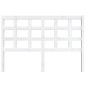 vidaXL Cabecero de cama madera maciza de pino blanco 145,5x4x100 cm vidaXL Cabecero de cama madera maciza de pino blanco 145,5x4x100 cm