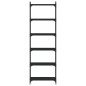vidaXL Librería de 6 estantes madera de ingeniería negro 60x30x188 cm vidaXL Librería de 6 estantes madera de ingeniería negro 60x30x188 cm