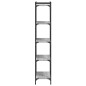 vidaXL Librería 5 estantes madera ingeniería gris Sonoma 60x30x154 cm vidaXL Librería 5 estantes madera ingeniería gris Sonoma 60x30x154 cm
