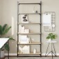vidaXL Librería 6 estantes madera ingeniería roble Sonoma 80x30x188 cm vidaXL Librería 6 estantes madera ingeniería roble Sonoma 80x30x188 cm