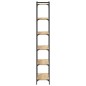vidaXL Librería 6 estantes madera ingeniería roble Sonoma 80x30x188 cm vidaXL Librería 6 estantes madera ingeniería roble Sonoma 80x30x188 cm
