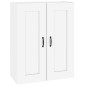 vidaXL Armario de pared colgante blanco brillante 69,5x32,5x90 cm vidaXL Armario de pared colgante blanco brillante 69,5x32,5x90 cm