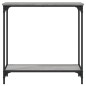 vidaXL Mesa consola madera de ingeniería gris Sonoma 75x30,5x75 cm vidaXL Mesa consola madera de ingeniería gris Sonoma 75x30,5x75 cm