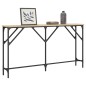 vidaXL Mesa consola madera de ingeniería roble Sonoma 140x23x75 cm vidaXL Mesa consola madera de ingeniería roble Sonoma 140x23x75 cm