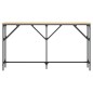 vidaXL Mesa consola madera de ingeniería roble Sonoma 140x23x75 cm vidaXL Mesa consola madera de ingeniería roble Sonoma 140x23x75 cm