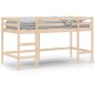 vidaXL Cama alta de niños con escalera madera maciza pino 90x200 cm vidaXL Cama alta de niños con escalera madera maciza pino 90x200 cm