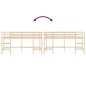 vidaXL Cama alta de niños con escalera madera maciza pino 90x200 cm vidaXL Cama alta de niños con escalera madera maciza pino 90x200 cm