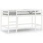 vidaXL Cama alta de niños con escalera madera maciza blanca 90x200 cm vidaXL Cama alta de niños con escalera madera maciza blanca 90x200 cm