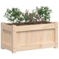 vidaXL Jardineras de exterior 2 unidades madera maciza de pino vidaXL Jardineras de exterior 2 unidades madera maciza de pino