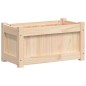 vidaXL Jardineras de exterior 2 unidades madera maciza de pino vidaXL Jardineras de exterior 2 unidades madera maciza de pino