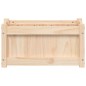 vidaXL Jardineras de exterior 2 unidades madera maciza de pino vidaXL Jardineras de exterior 2 unidades madera maciza de pino