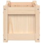 vidaXL Jardineras de exterior 2 unidades madera maciza de pino vidaXL Jardineras de exterior 2 unidades madera maciza de pino