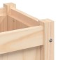 vidaXL Jardineras de exterior 2 unidades madera maciza de pino vidaXL Jardineras de exterior 2 unidades madera maciza de pino
