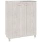 vidaXL Zapatero HAMAR madera maciza de pino blanca 85x40x108 cm vidaXL Zapatero HAMAR madera maciza de pino blanca 85x40x108 cm