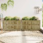 vidaXL Jardineras de exterior 2 unidades madera impregnada de pino vidaXL Jardineras de exterior 2 unidades madera impregnada de pino