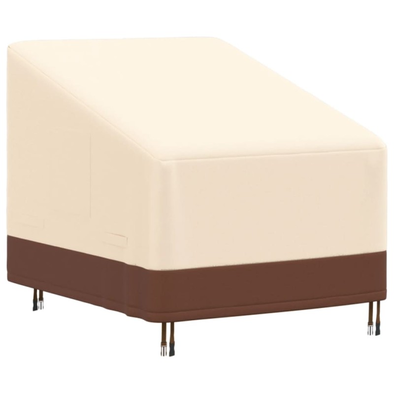 vidaXL Cubierta para sillón de jardín Oxford 600D beige 79x97x48/74 cm vidaXL Cubierta para sillón de jardín Oxford 600D beige 79x97x48/74 cm