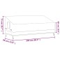 vidaXL Cubierta de banco de 3 plazas Oxford 600D beige 204x86x48/73 cm vidaXL Cubierta de banco de 3 plazas Oxford 600D beige 204x86x48/73 cm