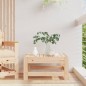 vidaXL Taburete de jardín madera maciza de pino vidaXL Taburete de jardín madera maciza de pino