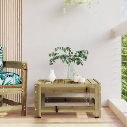 vidaXL Taburete de jardín madera de pino impregnada