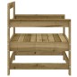 vidaXL Sillones de jardín 2 unidades madera impregnada de pino vidaXL Sillones de jardín 2 unidades madera impregnada de pino