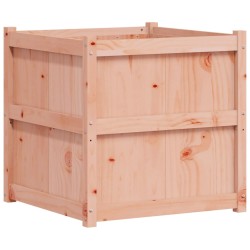 vidaXL Jardinera de madera maciza Douglas 70x70x70 cm