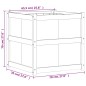 vidaXL Jardinera de madera maciza Douglas 70x70x70 cm vidaXL Jardinera de madera maciza Douglas 70x70x70 cm
