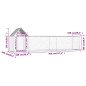 vidaXL Gallinero acero galvanizado 5x1x1,5 m vidaXL Gallinero acero galvanizado 5x1x1,5 m