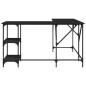 vidaXL Escritorio madera de ingeniería negro 139x139x75 cm vidaXL Escritorio madera de ingeniería negro 139x139x75 cm