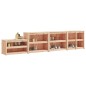 vidaXL Muebles de cocina de exterior 4 piezas madera maciza de pino