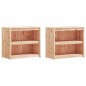 vidaXL Muebles de cocina de exterior 4 piezas madera maciza de pino