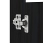 vidaXL Muebles de cocina de exterior 3 pzas madera maciza pino negro