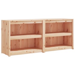 vidaXL Muebles de cocina de exterior 2 piezas madera maciza de pino