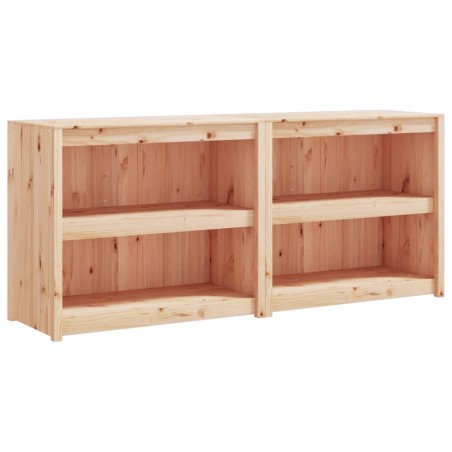 vidaXL Muebles de cocina de exterior 2 piezas madera maciza de pino