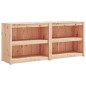 vidaXL Muebles de cocina de exterior 2 piezas madera maciza de pino
