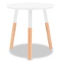 vidaXL Set de mesas auxiliares 2 unidades madera maciza de pino blanco vidaXL Set de mesas auxiliares 2 unidades madera maciza de pino blanco