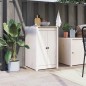 vidaXL Armario de cocina de exterior madera maciza de pino blanco vidaXL Armario de cocina de exterior madera maciza de pino blanco