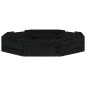 vidaXL Arenero con asientos octógono madera maciza de pino negro