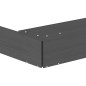 vidaXL Arenero con asientos octógono madera maciza de pino gris vidaXL Arenero con asientos octógono madera maciza de pino gris